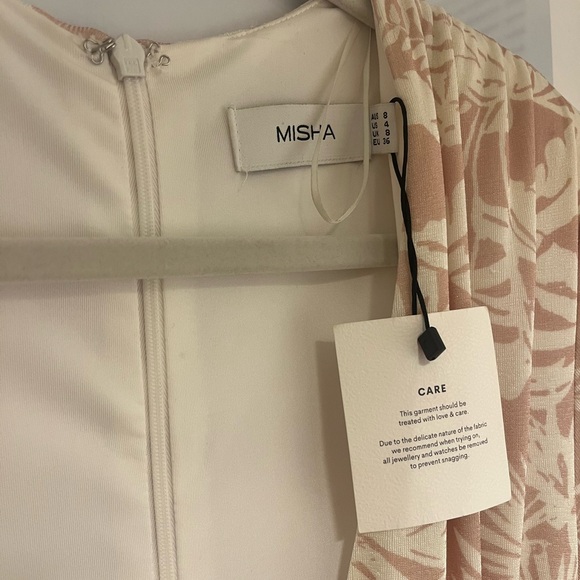 Misha Collection Revolve Faux Wrap Dress - Picture 4 of 8